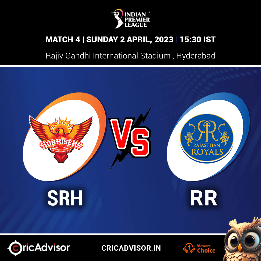 SRH vs RR IPL 2023 Match Prediction