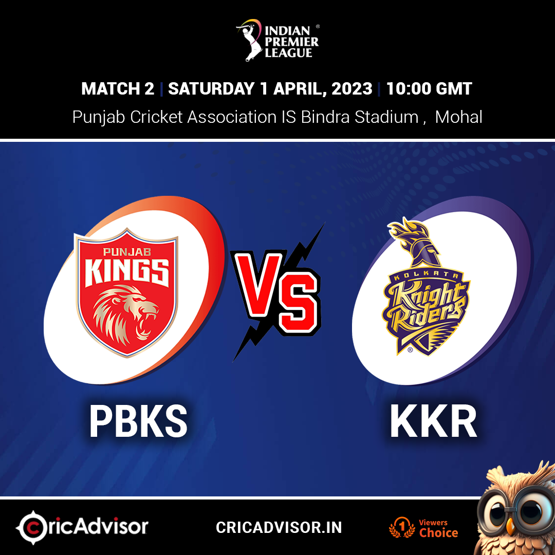 PBKS vs KKR Match Prediction Who will win? CricAdvisor