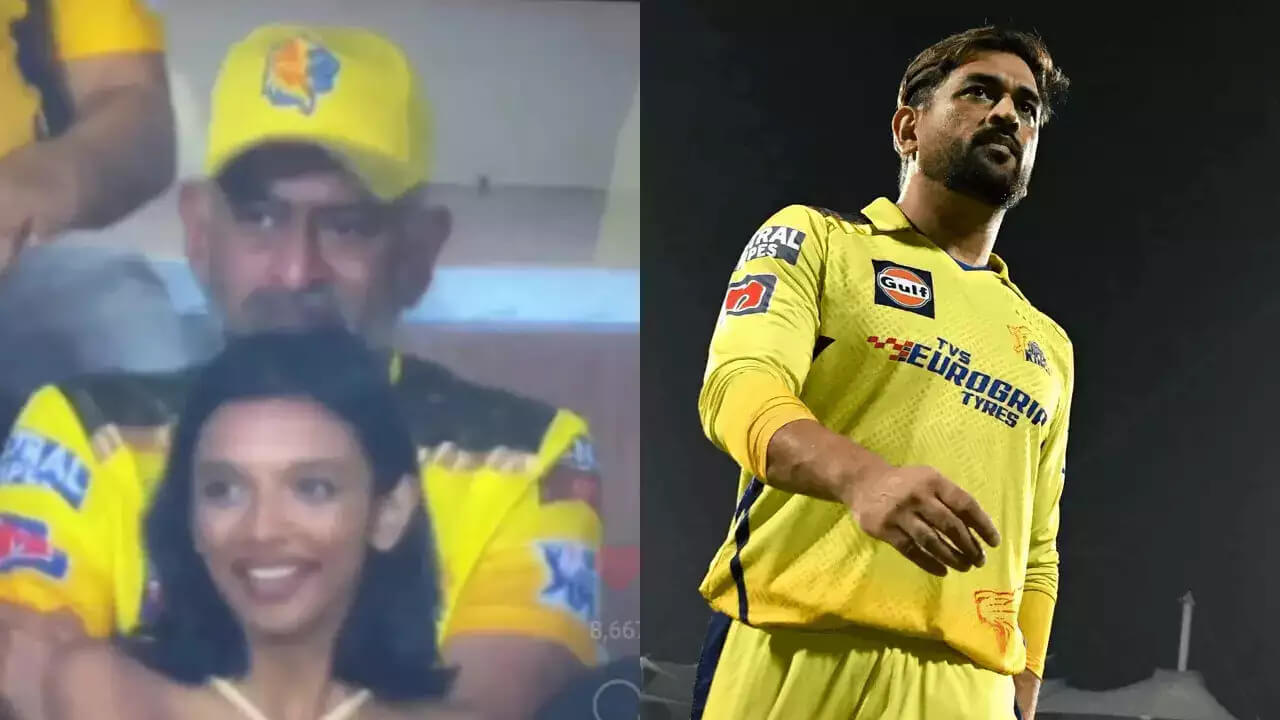 Did Dhoni come from the year 2040? Fans are shocked by a viral video from an IPL match