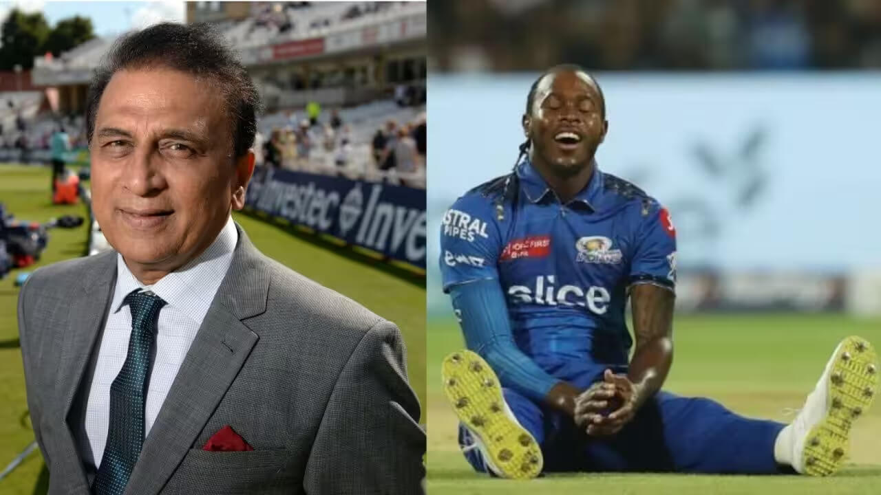 Gavaskar criticizes the injured Jofra Archer and asks, "What has he given MI in return?"