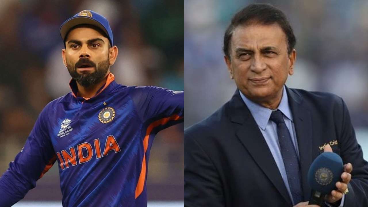 Gavaskar opposes excluding Kohli from India's plans for the T20 World Cup, saying that "His form should be observed."