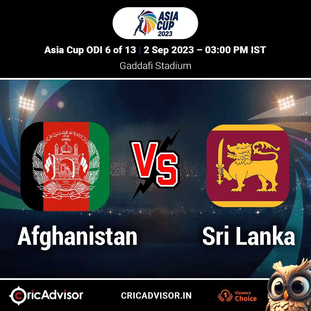 Afghanistan vs Sri Lanka